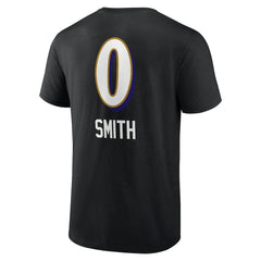 Roquan Smith  Team Wordmark Player Name & Number T-Shirt - Baltimore Ravens
