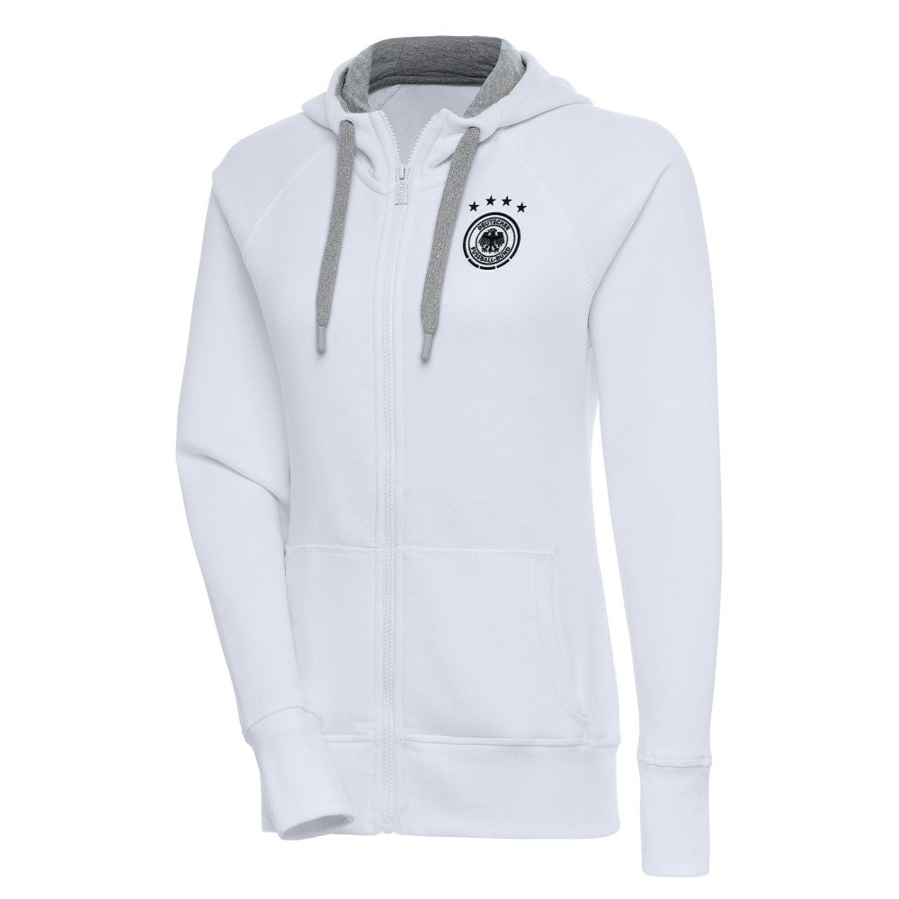 Germany National Team Women's Takeover Full-Zip Hoodie -  White