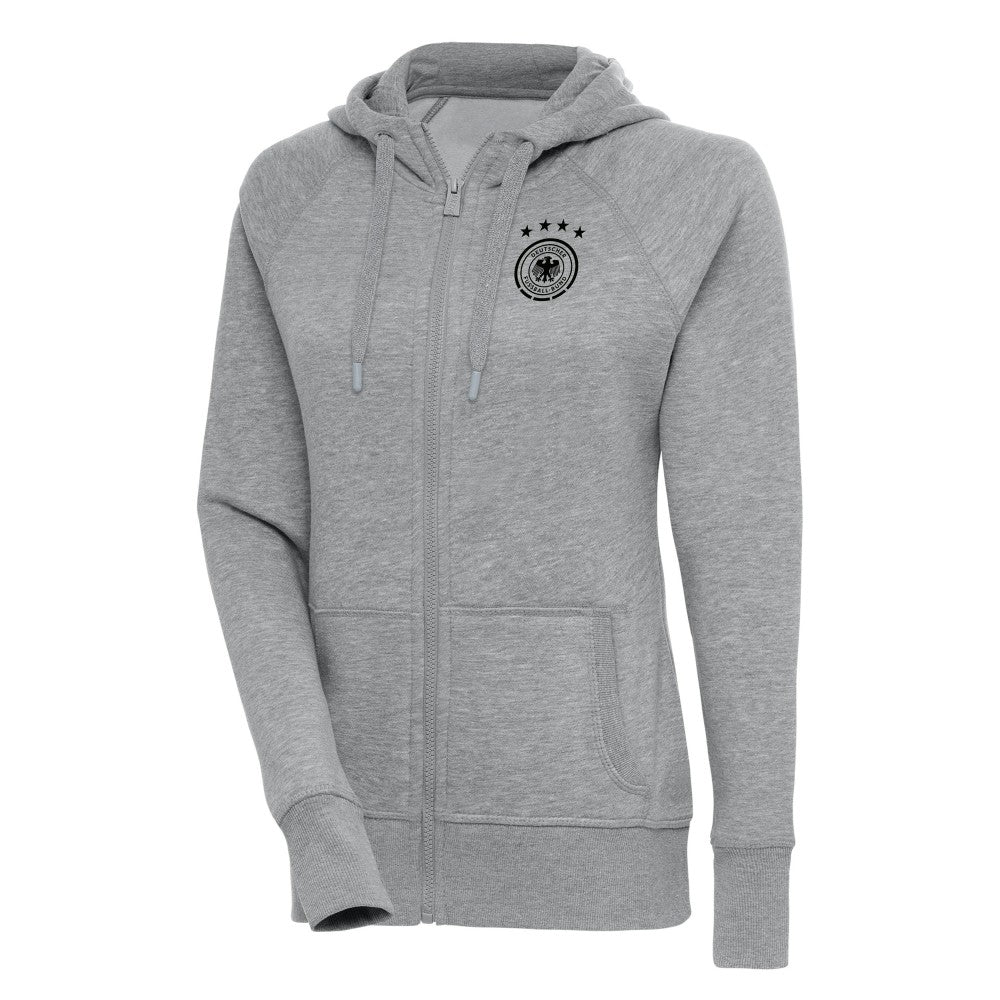 Germany National Team Women's Takeover Full-Zip Hoodie -  Heather Gray