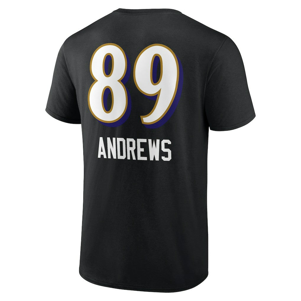 Mark Andrews  Team Wordmark Player Name & Number T-Shirt - Baltimore Ravens