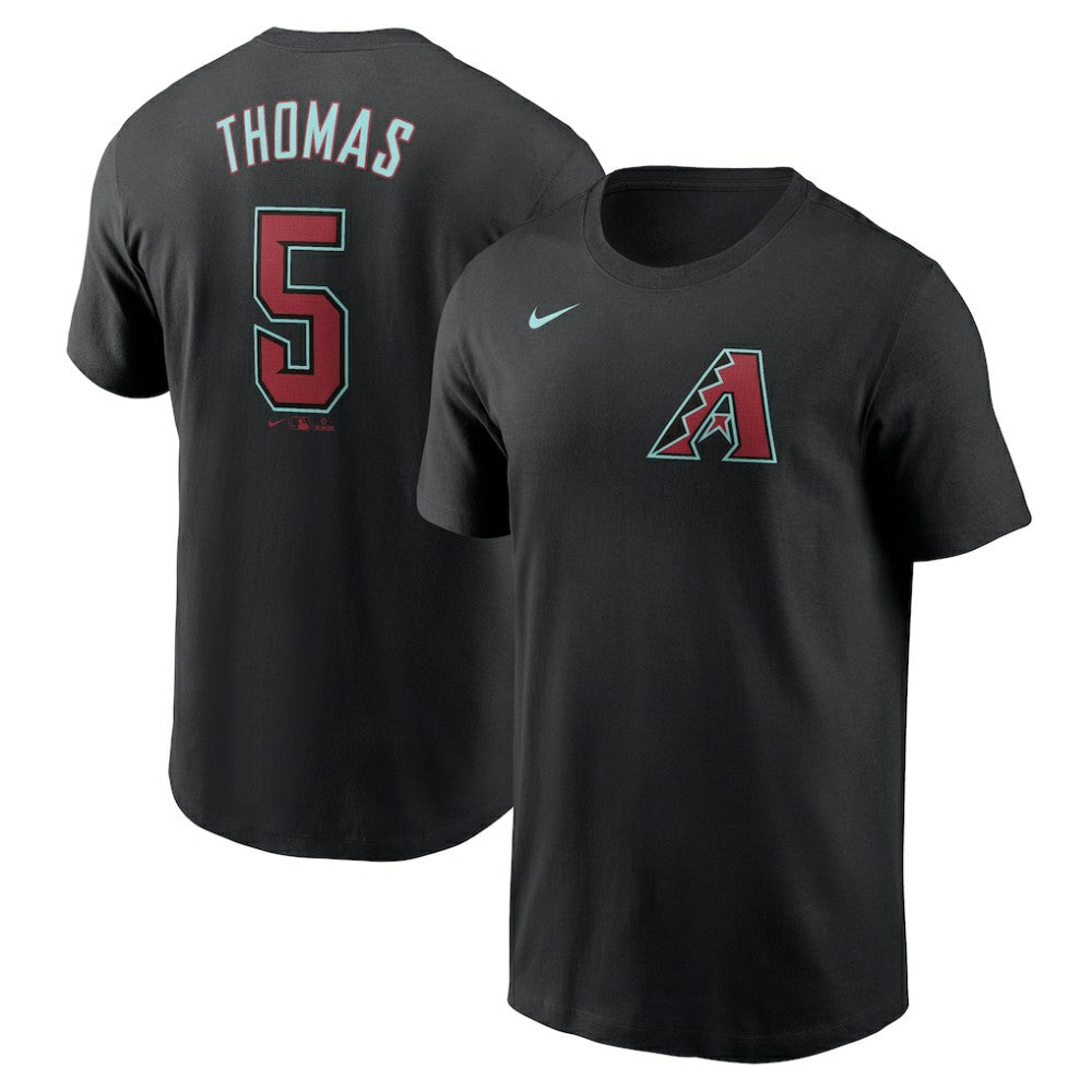 MLB Alek Thomas Arizona Diamondbacks Nike 2024 Fuse Name & Number T-Shirt