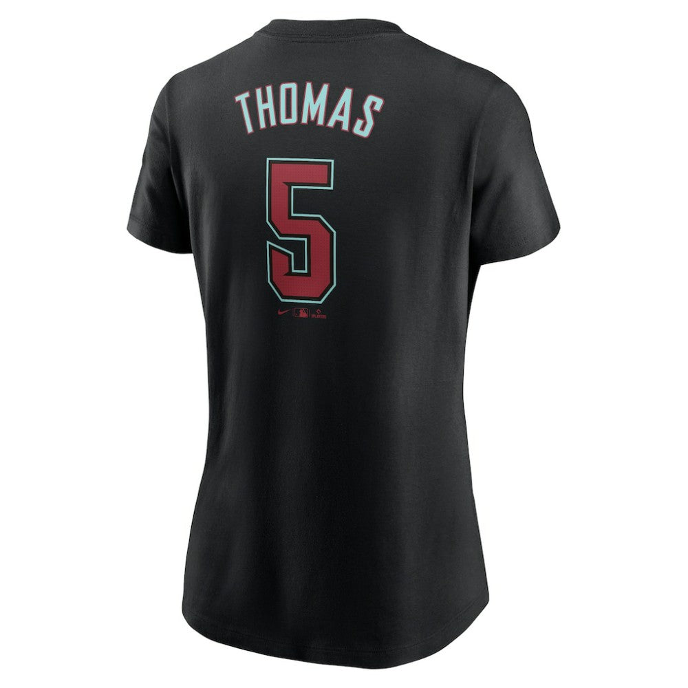 MLB Alek Thomas Arizona Diamondbacks Nike Women's 2024 Fuse Name & Number T-Shirt