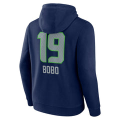 Jake Bobo  Team Wordmark Player Name & Number Pullover Hoodie - Seattle Seahawks
