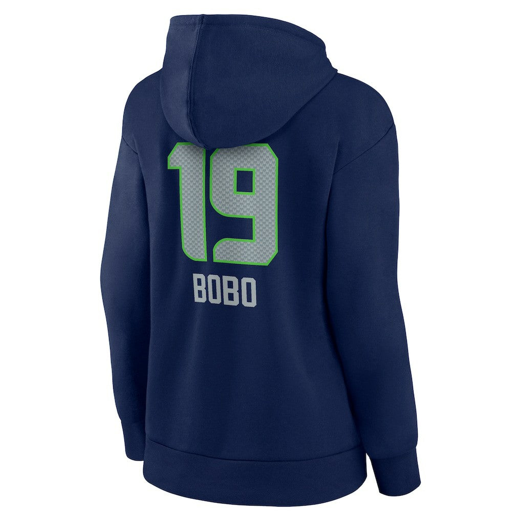 Jake Bobo  Women's Team Wordmark Player Name & Number Pullover Hoodie - Seattle Seahawks