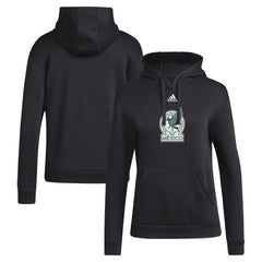 Mexico National Team Women's Crest Pullover Hoodie - Adidas Black