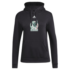 Mexico National Team Women's Crest Pullover Hoodie - Adidas Black