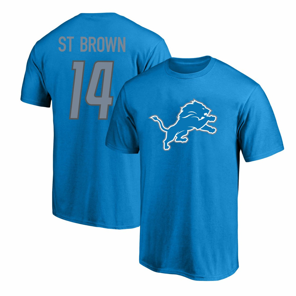 Amon-Ra St. Brown  Big & Tall Player Name & Number T-Shirt - Detroit Lions