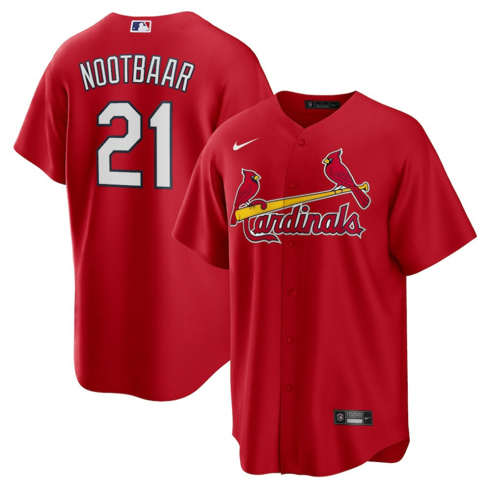 MLB Lars Nootbaar St. Louis Cardinals Nike Big & Tall Alternate Replica Player Jersey