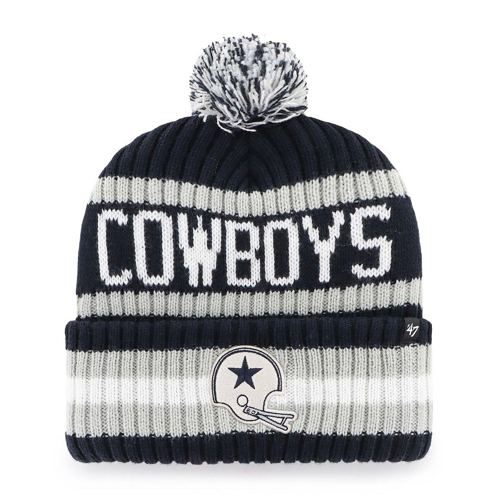 '47 Bering Cuffed Knit Hat with Pom - Dallas Cowboys