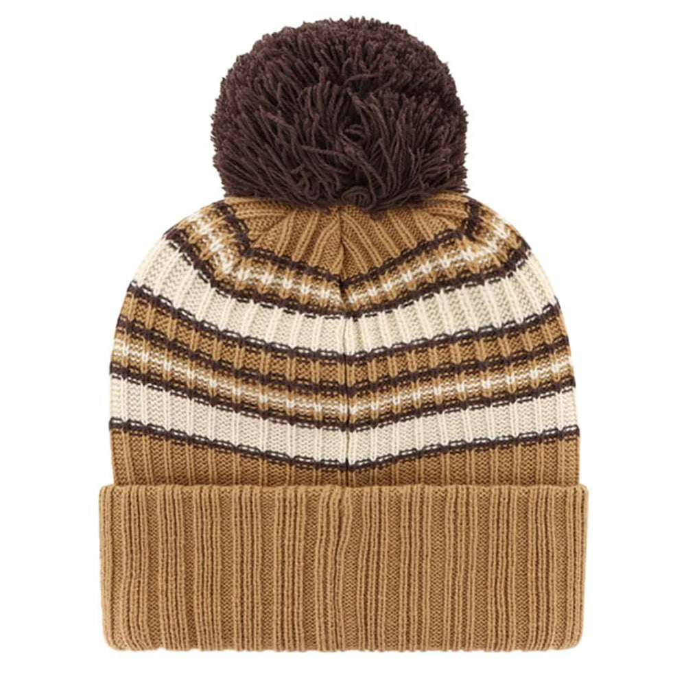 '47 Women's Espresso Cuffed Knit Hat with Pom - Dallas Cowboys