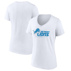 Women's Lock Up V-Neck T-Shirt - Detroit Lions