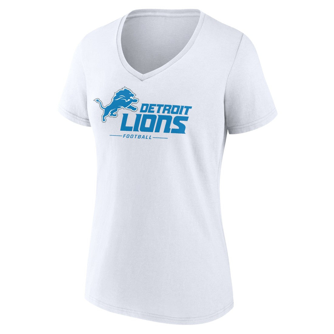 Women's Lock Up V-Neck T-Shirt - Detroit Lions