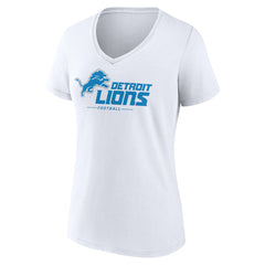 Women's Lock Up V-Neck T-Shirt - Detroit Lions