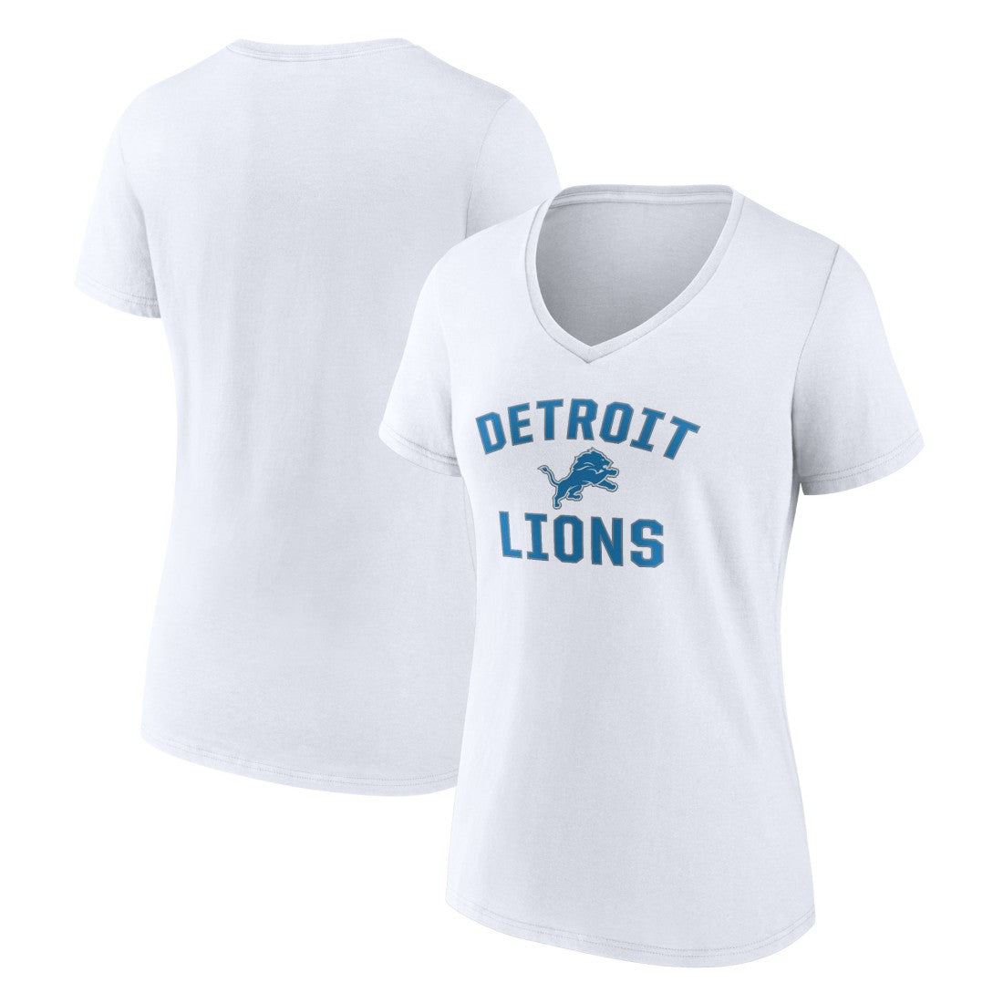 Women's Victory Arch V-Neck T-Shirt - Detroit Lions