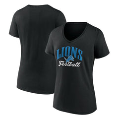 Women's Victory Script V-Neck T-Shirt - Detroit Lions