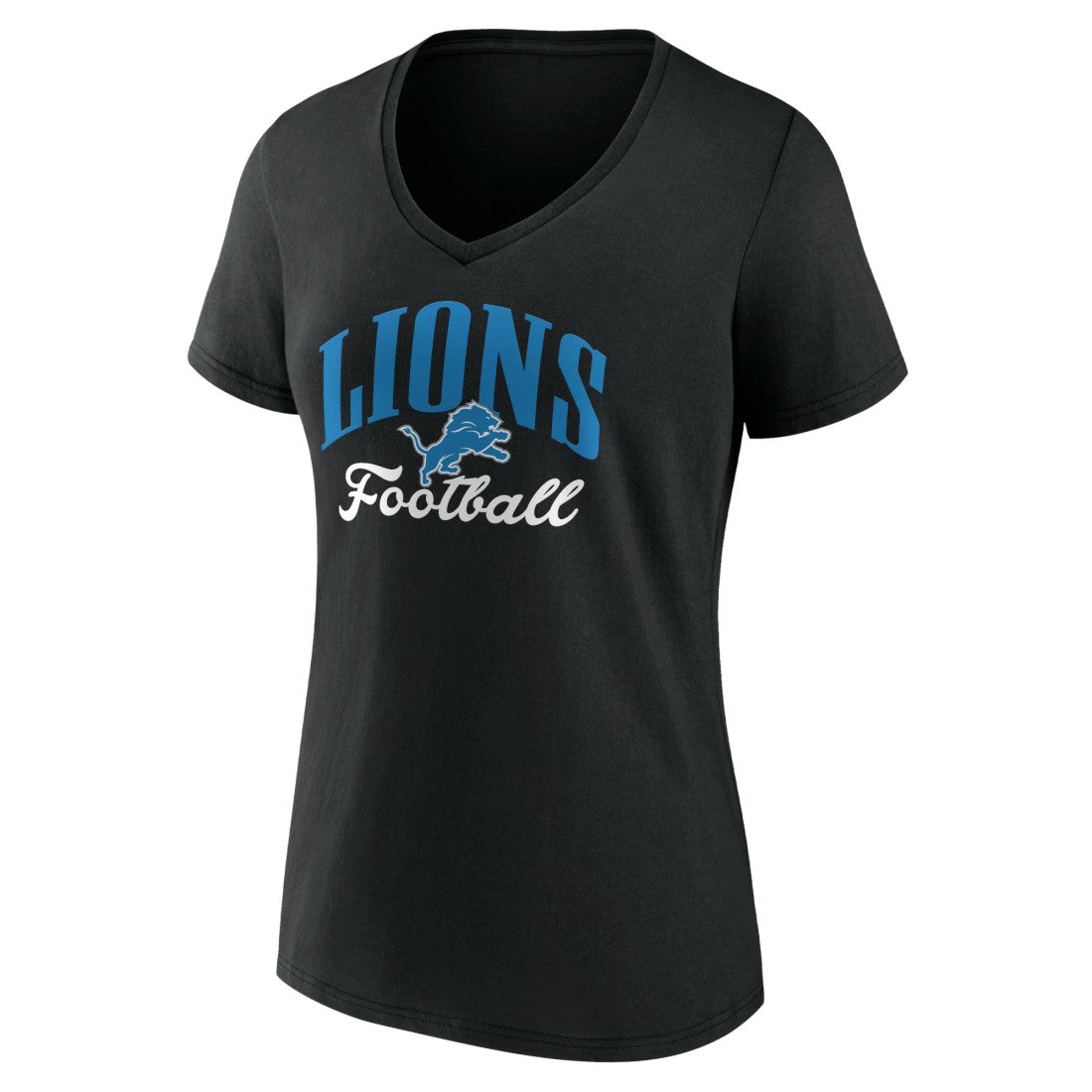Women's Victory Script V-Neck T-Shirt - Detroit Lions