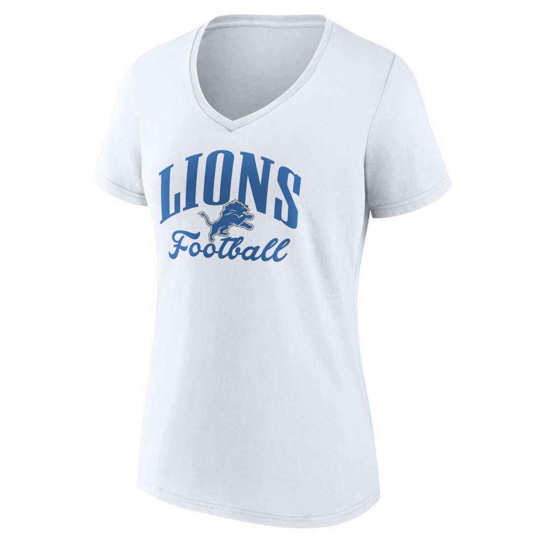 Women's Victory Script V-Neck T-Shirt - Detroit Lions