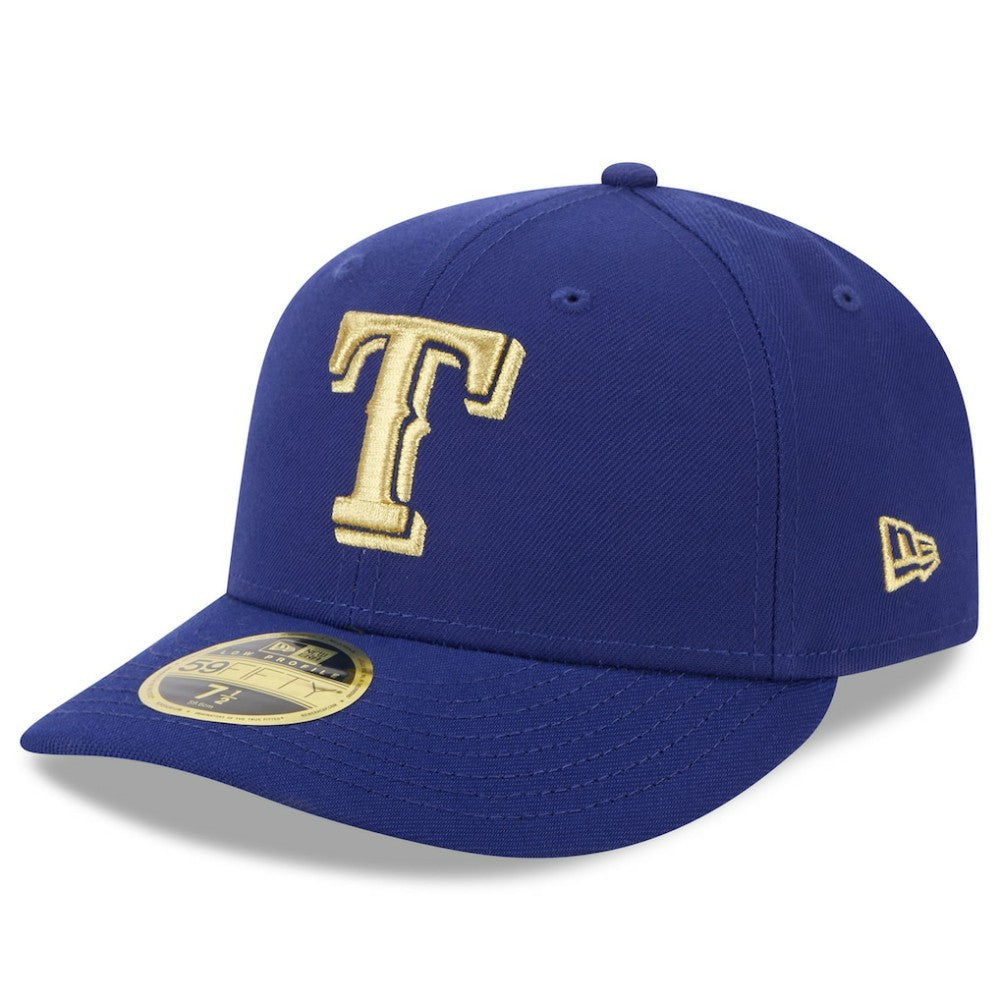 MLB Texas Rangers New Era 2024 Gold Collection Low Profile 59FIFTY Fitted Hat