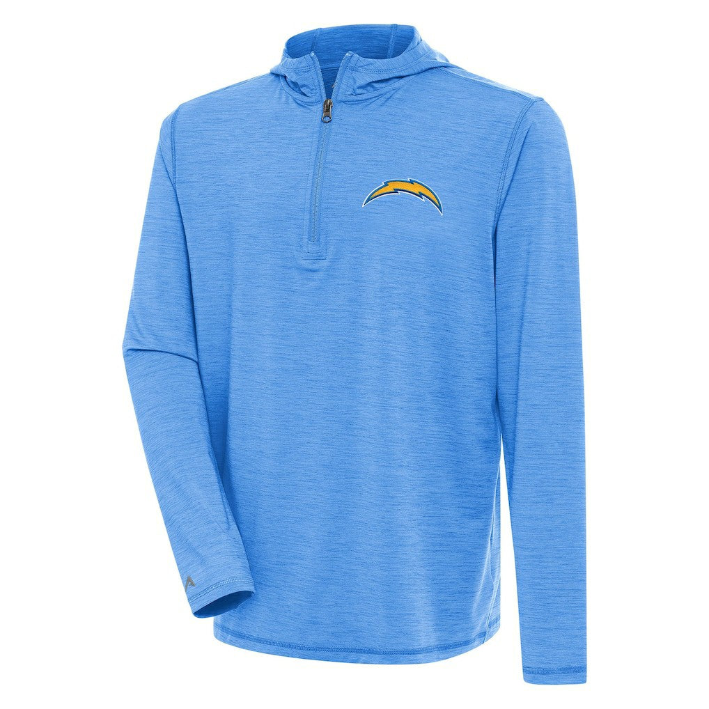 Antigua Tidy Quarter-Zip Pullover Hoodie - Los Angeles Chargers