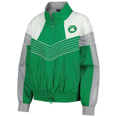 NBA Boston Celtics The Wild Collective Women's Courtside Half-Zip Track Jacket