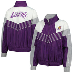 NBA Los Angeles Lakers The Wild Collective Women's Courtside Half-Zip Track Jacket