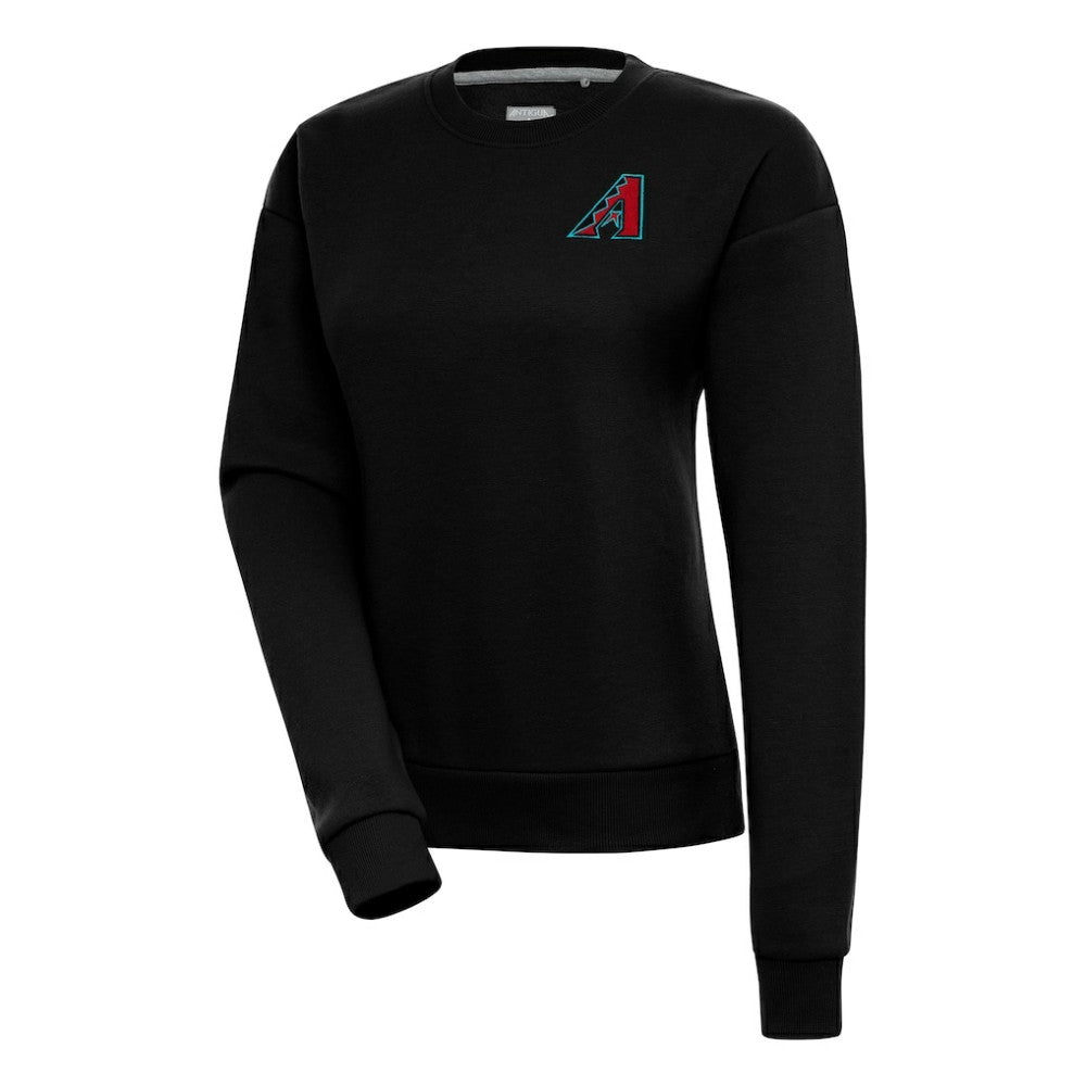 MLB Arizona Diamondbacks Antigua Women's  Victory Crewneck Pullover Sweatshirt – Black