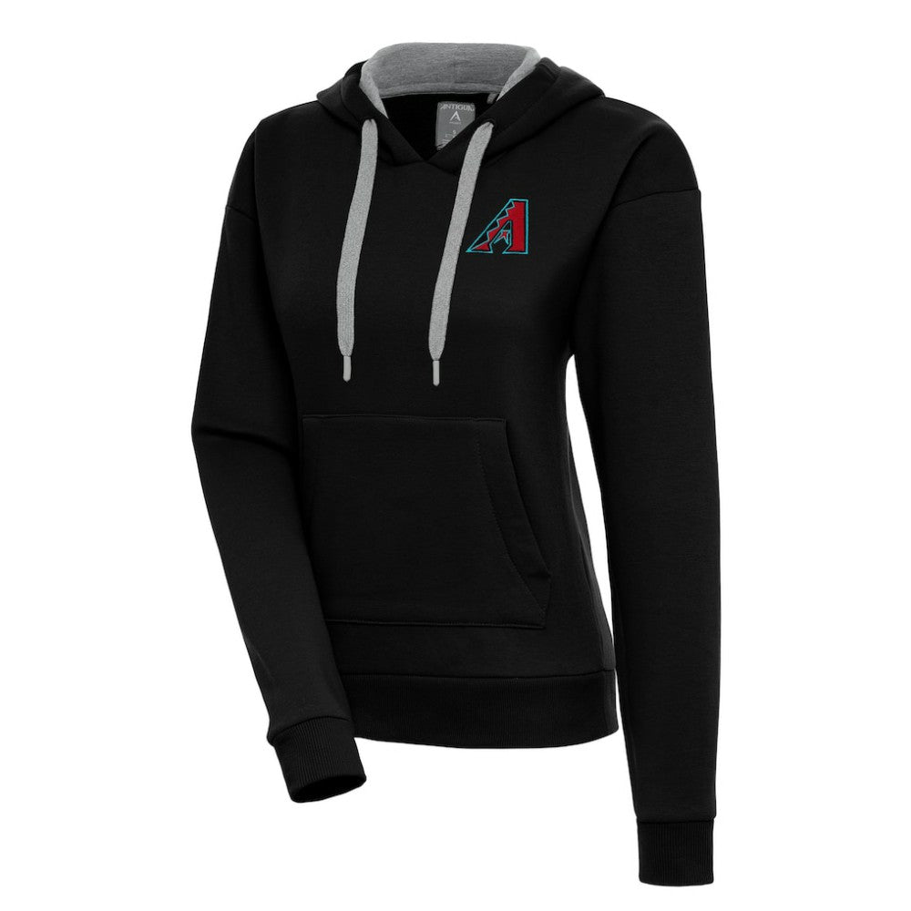MLB Arizona Diamondbacks Antigua Women's  Victory Pullover Hoodie – Black