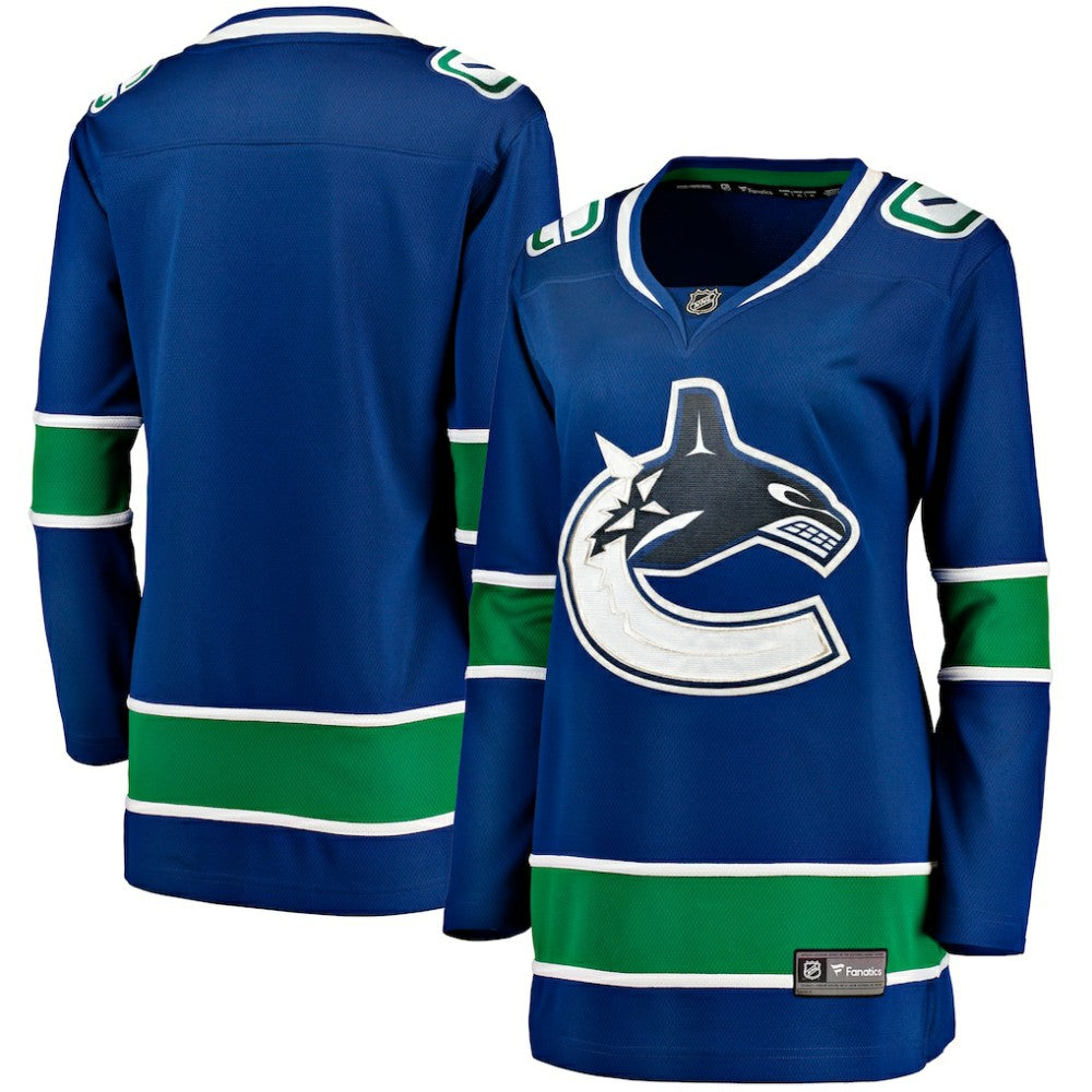 NHL Blue Vancouver Canucks Fanatics Women's Premier Breakaway Jersey