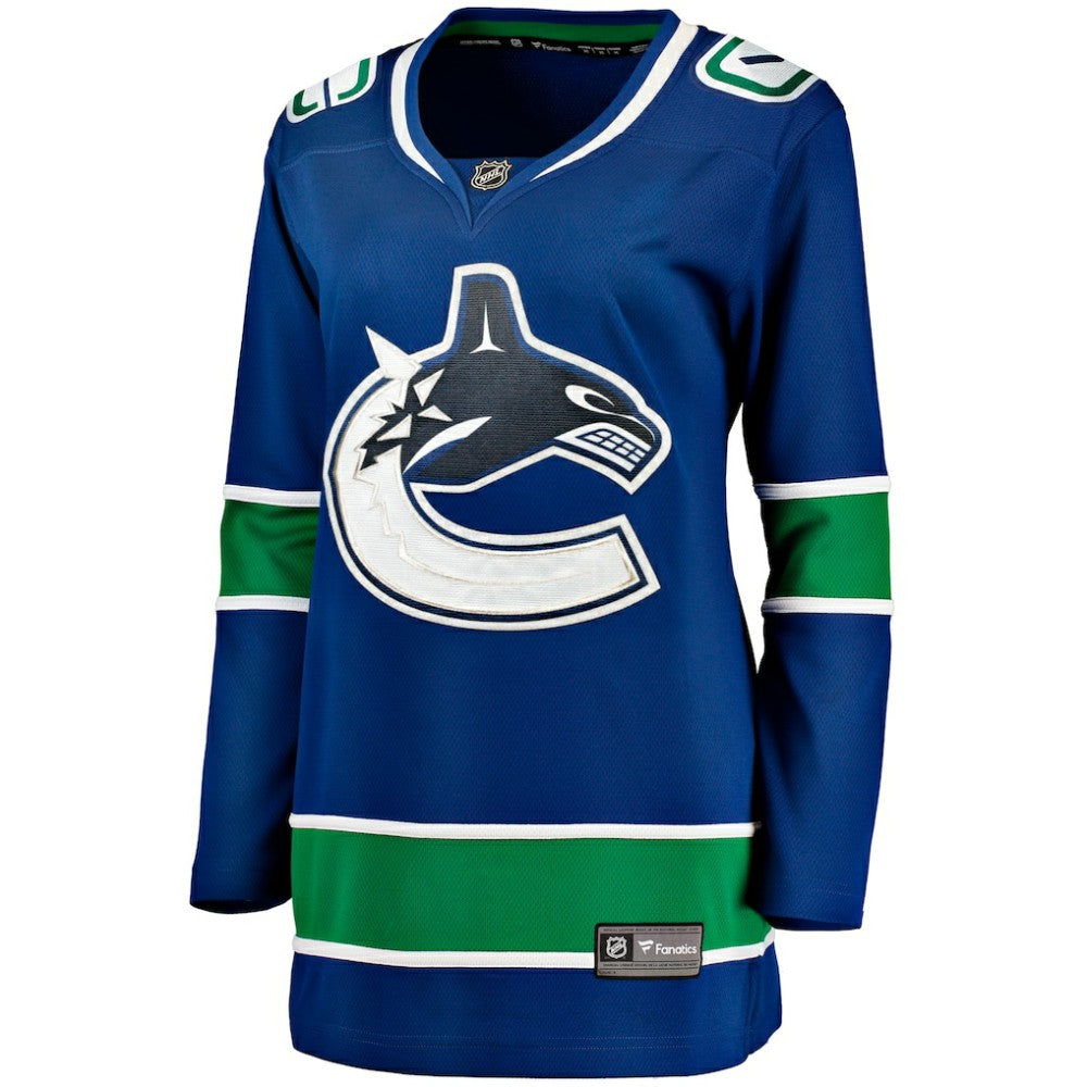 NHL Blue Vancouver Canucks Fanatics Women's Premier Breakaway Jersey