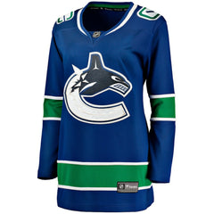 NHL Blue Vancouver Canucks Fanatics Women's Premier Breakaway Jersey