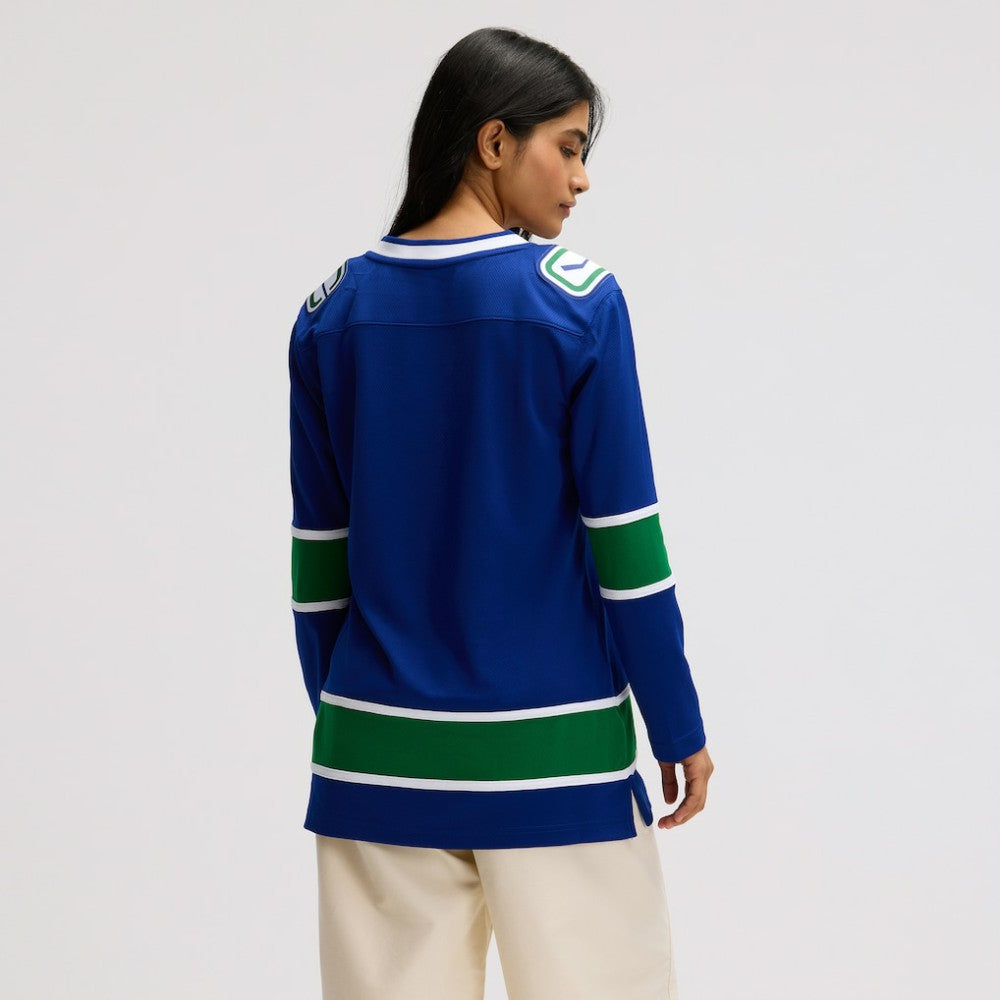 NHL Blue Vancouver Canucks Fanatics Women's Premier Breakaway Jersey
