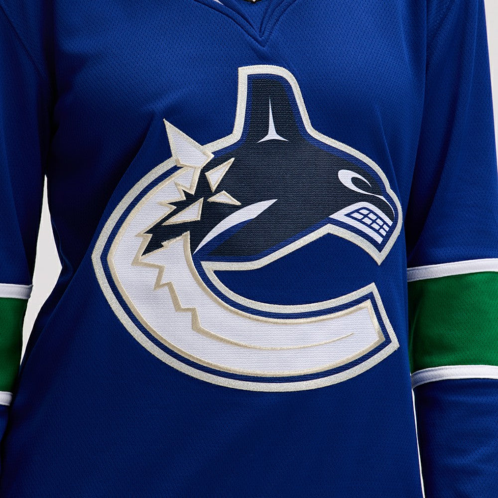 NHL Blue Vancouver Canucks Fanatics Women's Premier Breakaway Jersey