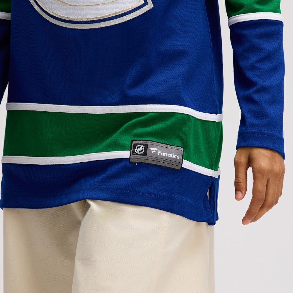 NHL Blue Vancouver Canucks Fanatics Women's Premier Breakaway Jersey