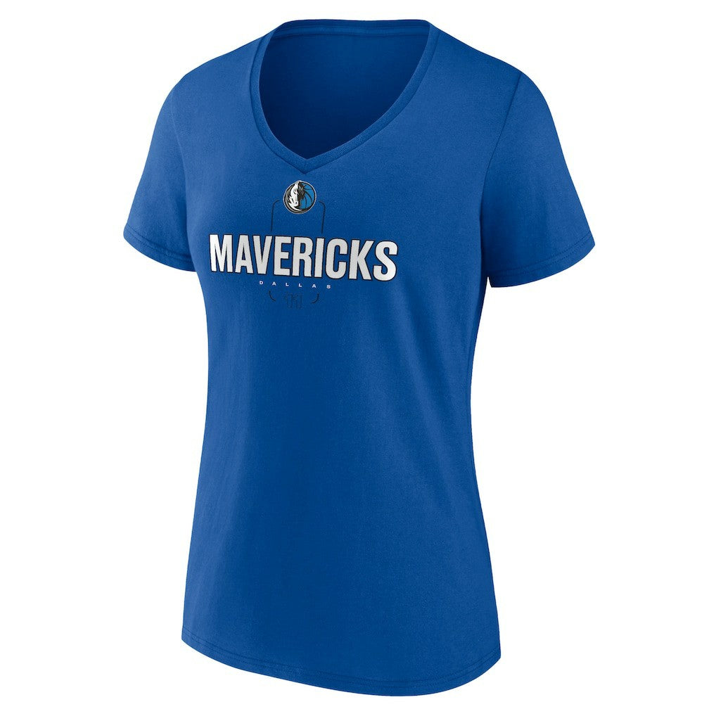 NBA Kyrie Irving Dallas Mavericks Women's Behind The Back Name & Number V-Neck T-Shirt sale