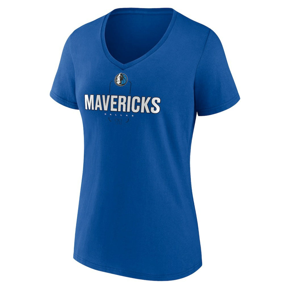 NBA Kyrie Irving Dallas Mavericks Women's Behind The Back Name & Number V-Neck T-Shirt sale