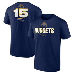 NBA Nikola Jokic Denver Nuggets Behind The Back Name & Number T-Shirt sale