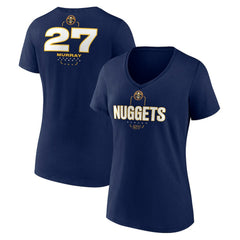 NBA Jamal Murray Denver Nuggets Women's Behind The Back Name & Number V-Neck T-Shirt sale