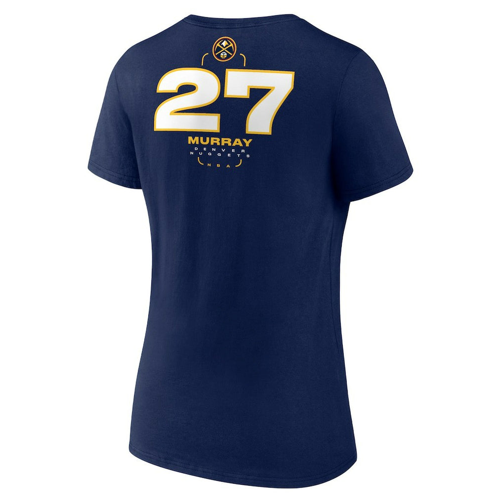 NBA Jamal Murray Denver Nuggets Women's Behind The Back Name & Number V-Neck T-Shirt sale