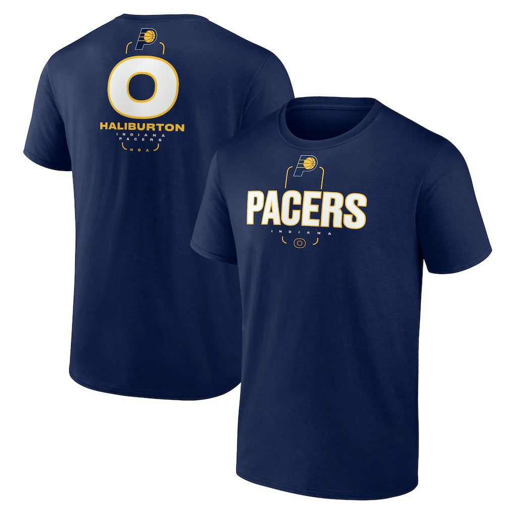 NBA Tyrese Haliburton Indiana Pacers Behind The Back Name & Number T-Shirt