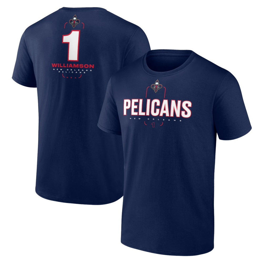 NBA Zion Williamson New Orleans Pelicans Behind The Back Name & Number T-Shirt