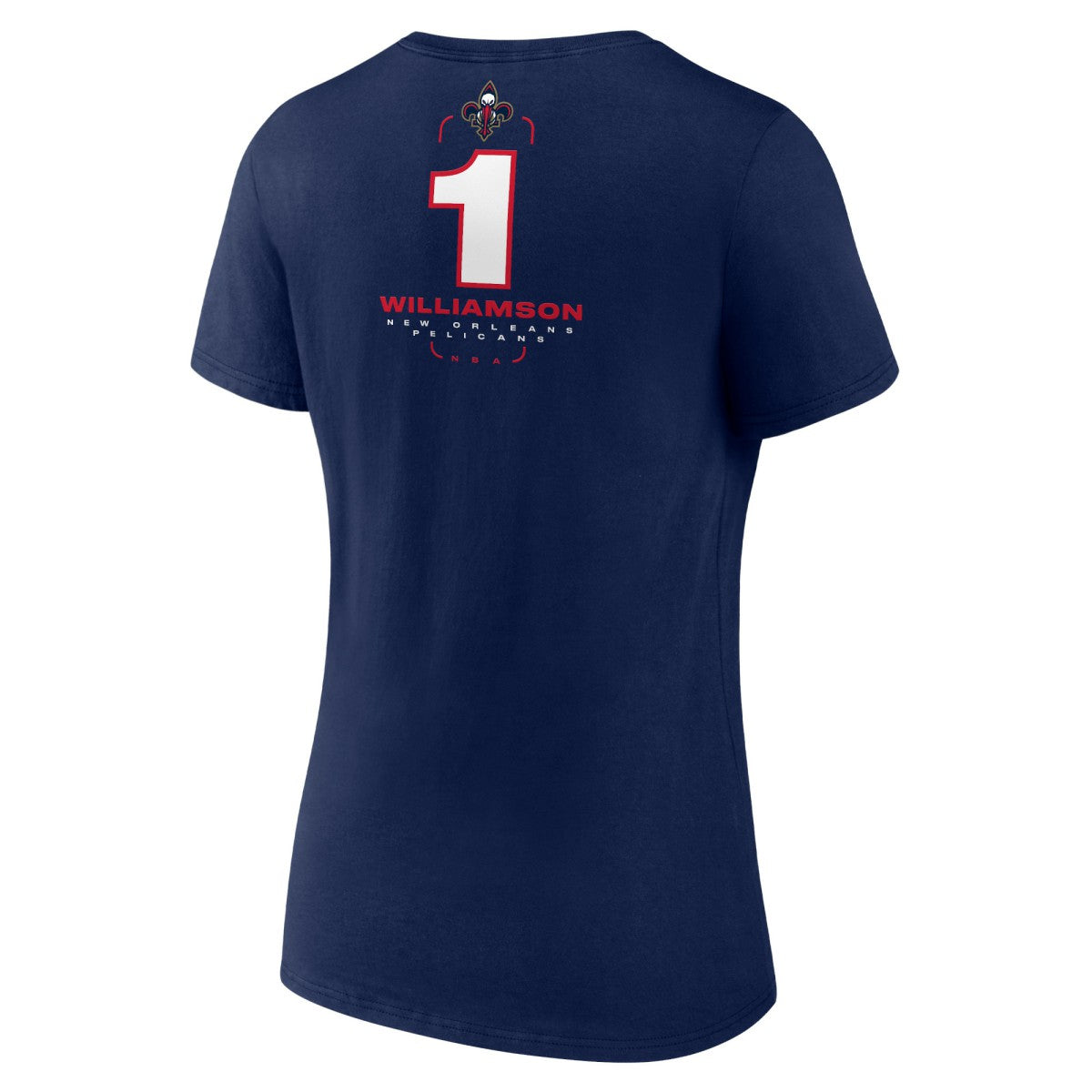 NBA Zion Williamson New Orleans Pelicans Women's Behind The Back Name & Number V-Neck T-Shirt