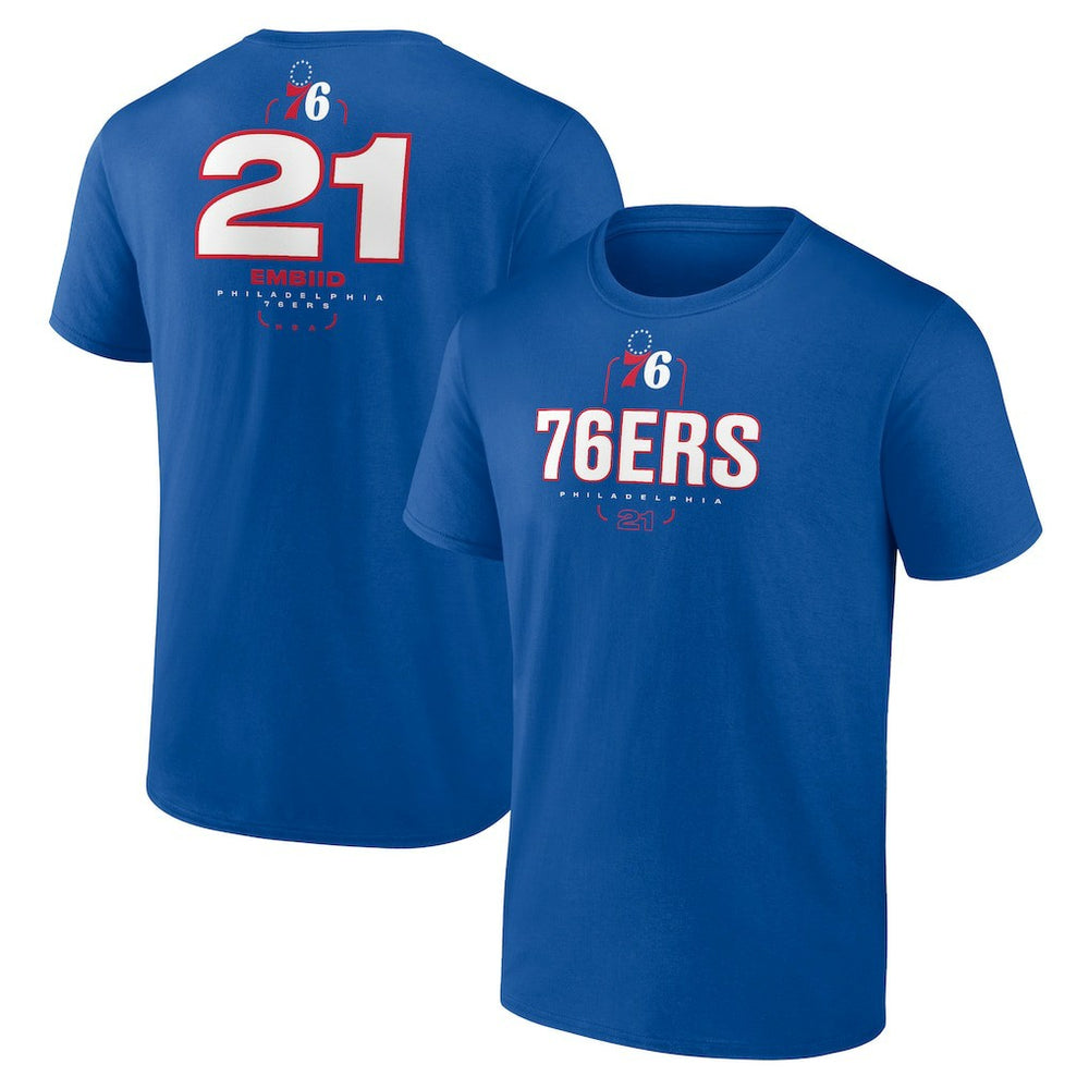 NBA Joel Embiid Philadelphia 76ers Behind The Back Name & Number T-Shirt