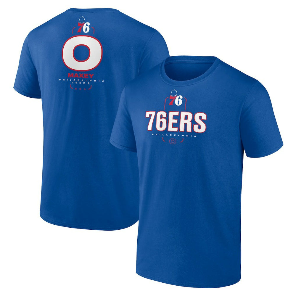 NBA Tyrese Maxey Philadelphia 76ers Behind The Back Name & Number T-Shirt