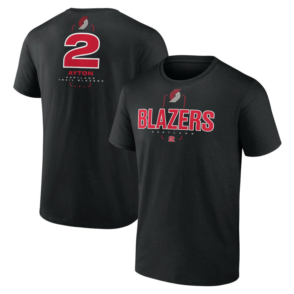 NBA Deandre Ayton Portland Trail Blazers Behind The Back Name & Number T-Shirt