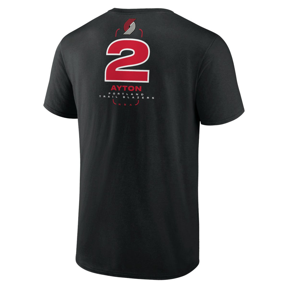 NBA Deandre Ayton Portland Trail Blazers Behind The Back Name & Number T-Shirt