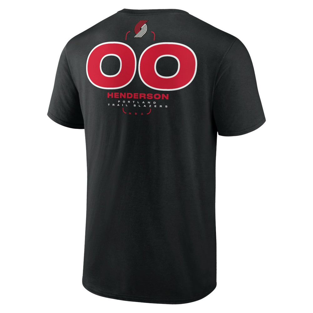 NBA Scoot Henderson Portland Trail Blazers Behind The Back Name & Number T-Shirt