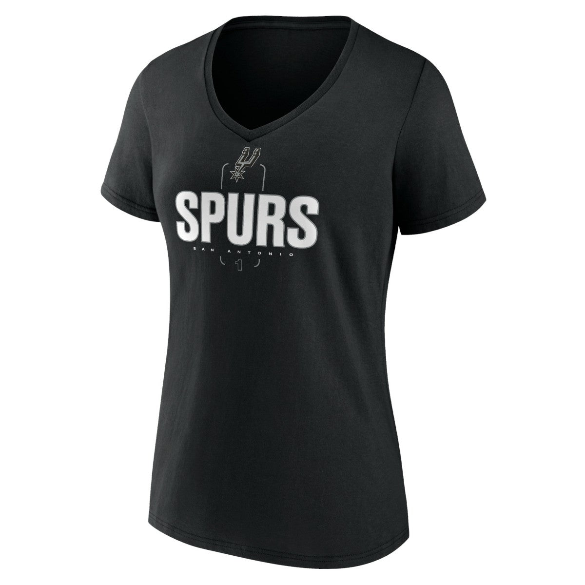 NBA Victor Wembanyama San Antonio Spurs Women's Behind The Back Name & Number V-Neck T-Shirt