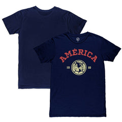 Club America 1863FC Established Slub T-Shirt -  Navy