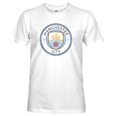 Manchester City 1863FC Color Crest Slub T-Shirt -  White