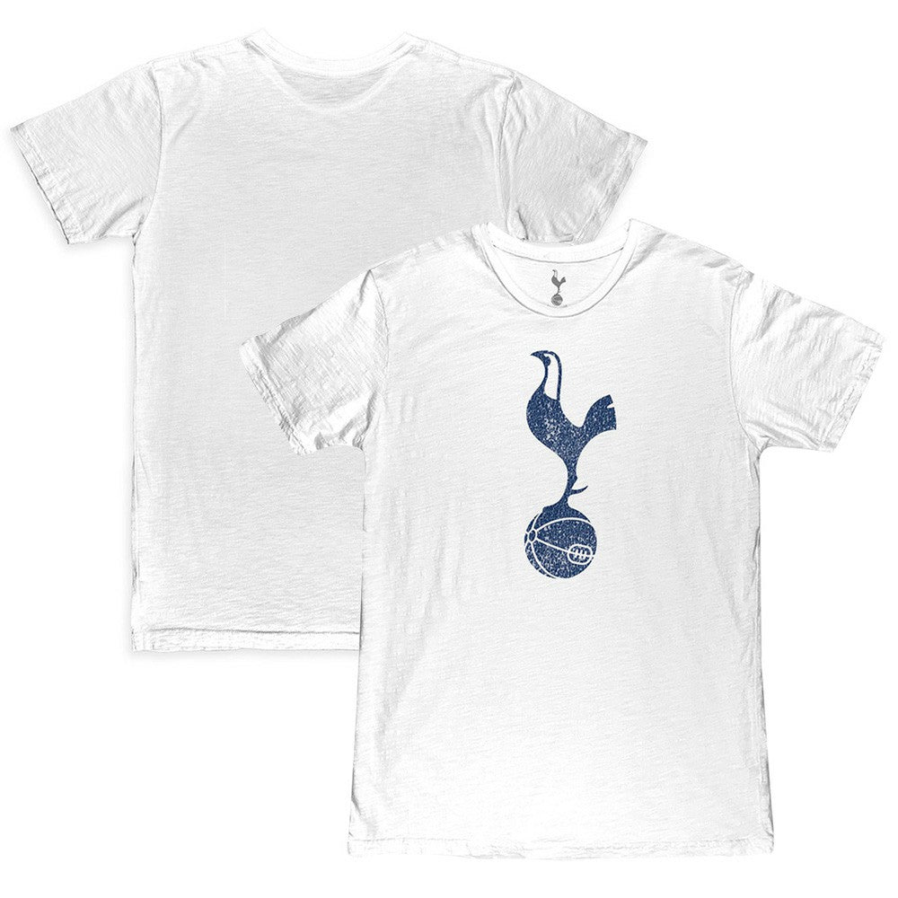 Tottenham Hotspur 1863FC Mono Crest Slub T-Shirt -  White